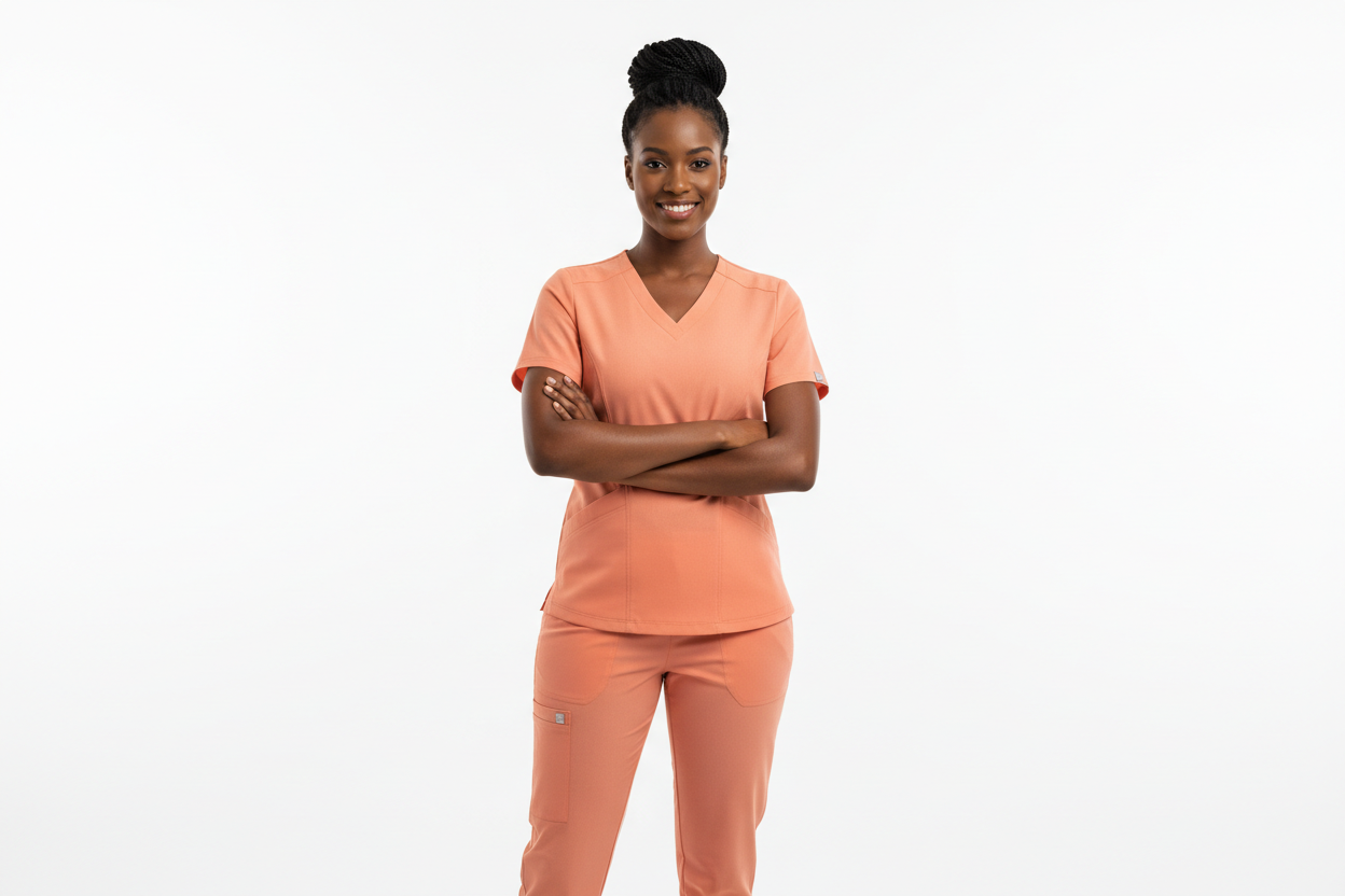 Elev8 Comfort Fit Scrub Set - Apricot