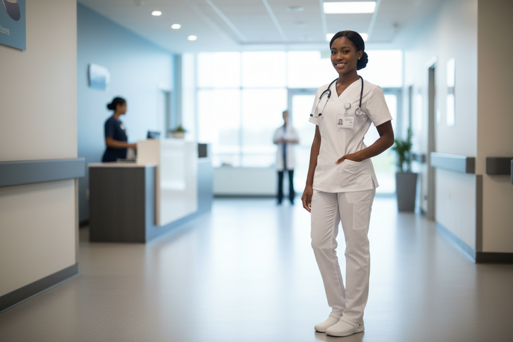 Elev8 Comfort Fit Scrub Set - White